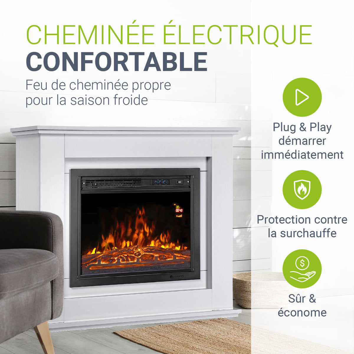 Cheminée électrique