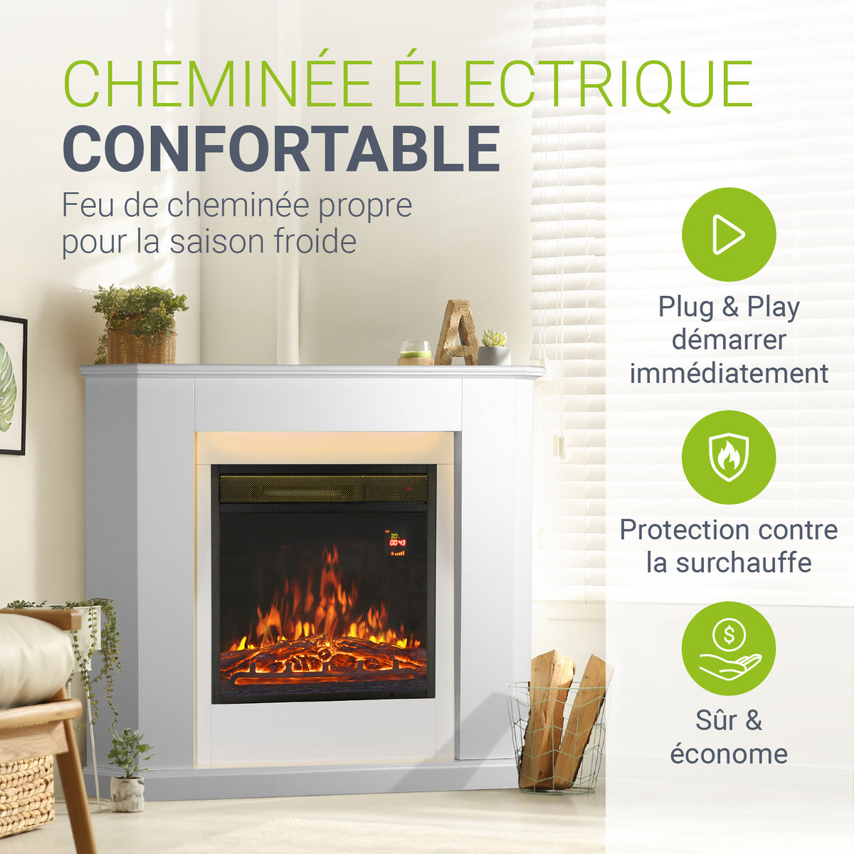 Cheminée électrique