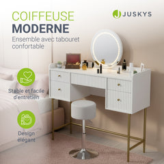 Coiffeuse avec miroir Samira