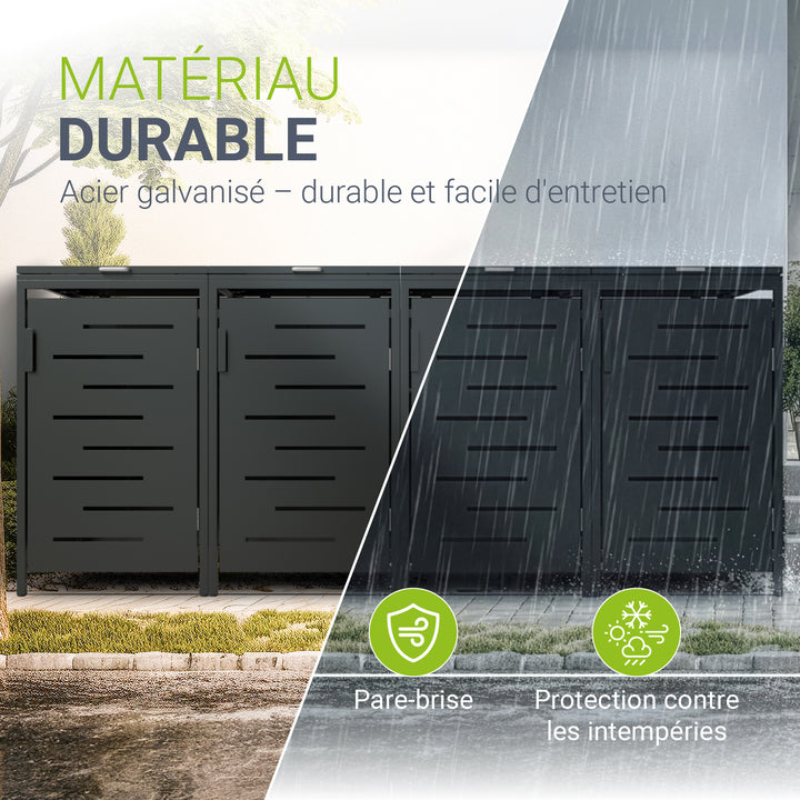 Poubelle en métal Arel