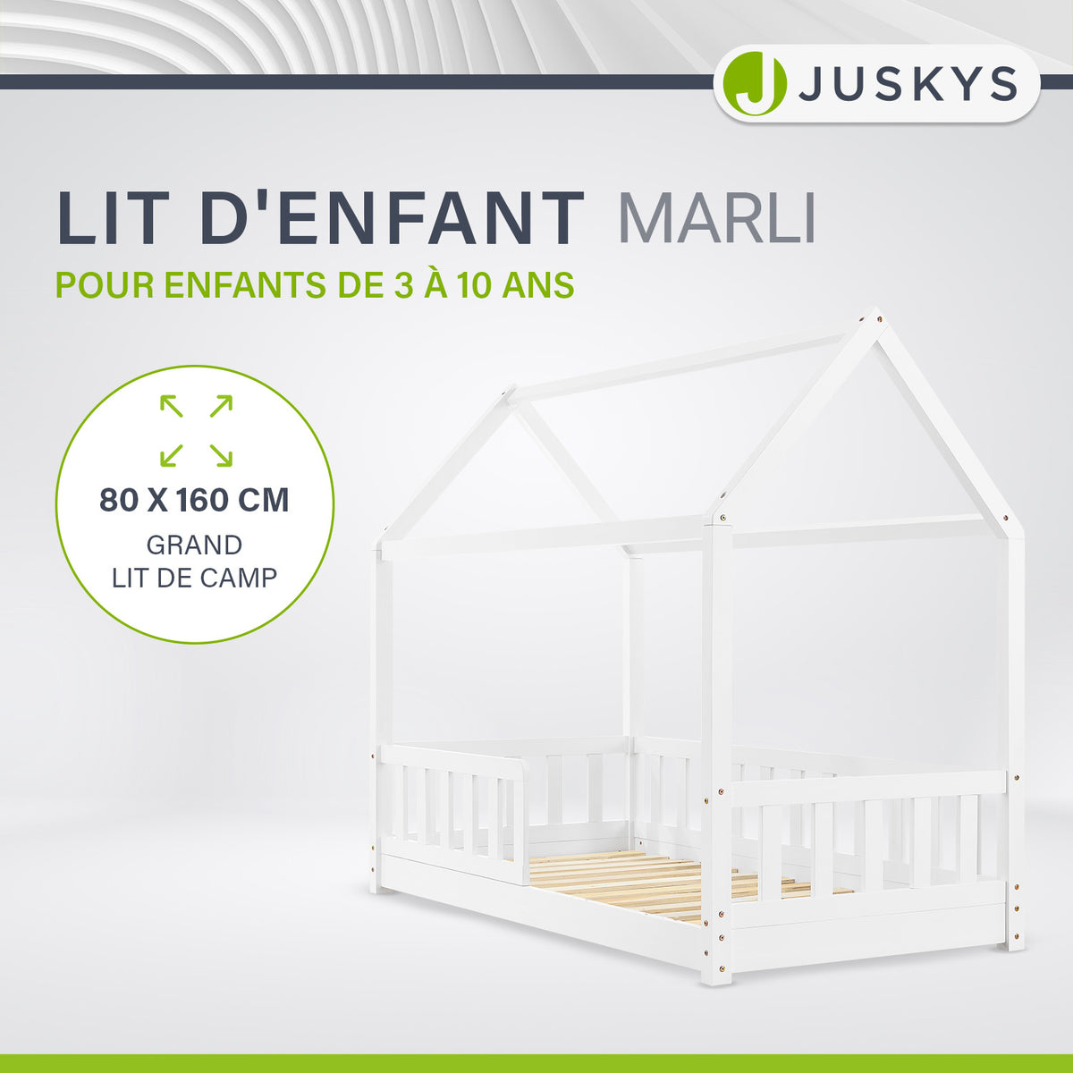 Lit enfant Marli 80 x 160 cm