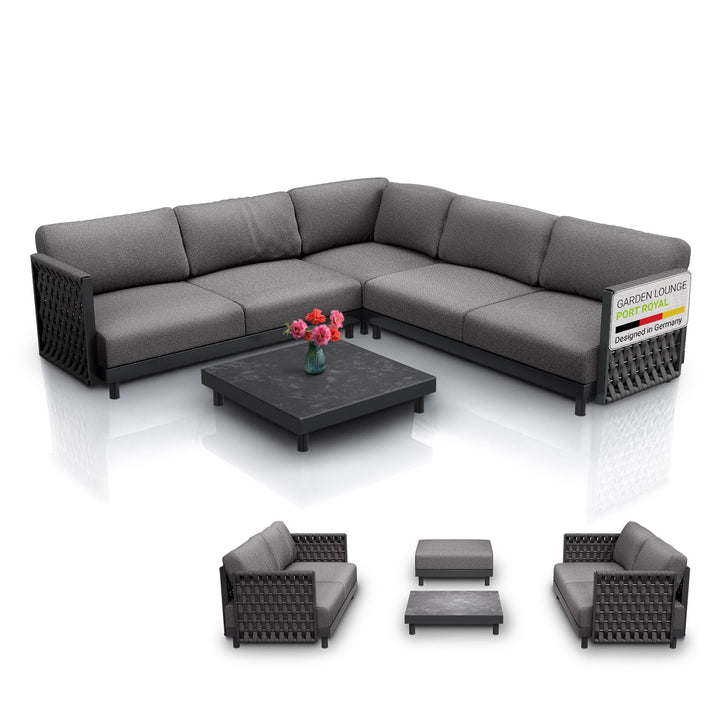 Ensemble de meubles de jardin haut de gamme Port Royale