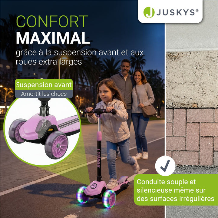 Trottinettes pour enfants pour des aventures en toute sécurité