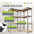 Étagère de rangement Easy lot de 2 160 x 80 x 40 cm