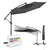 Parasol déporté à LED Brésil