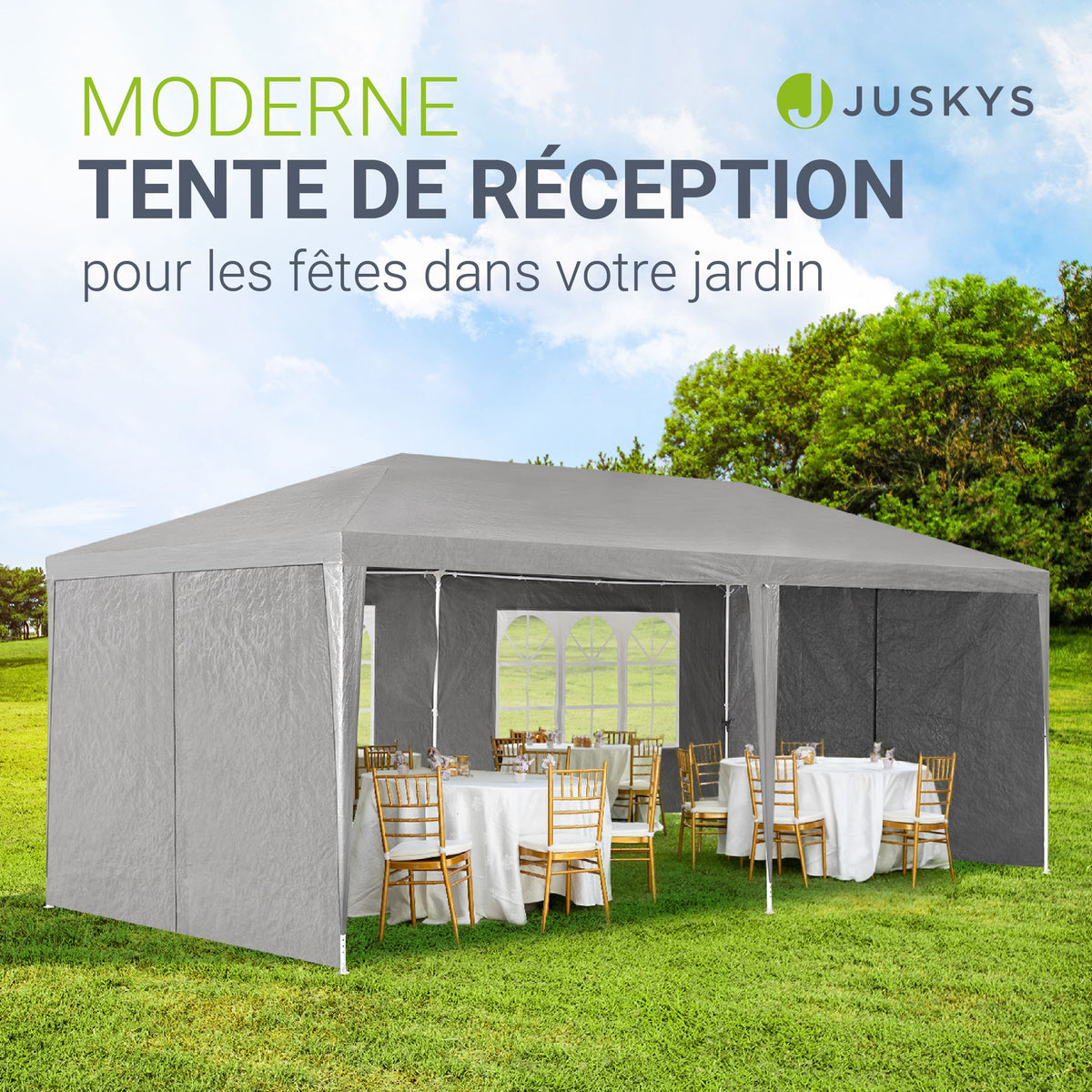 Tente de fête 3x6 m