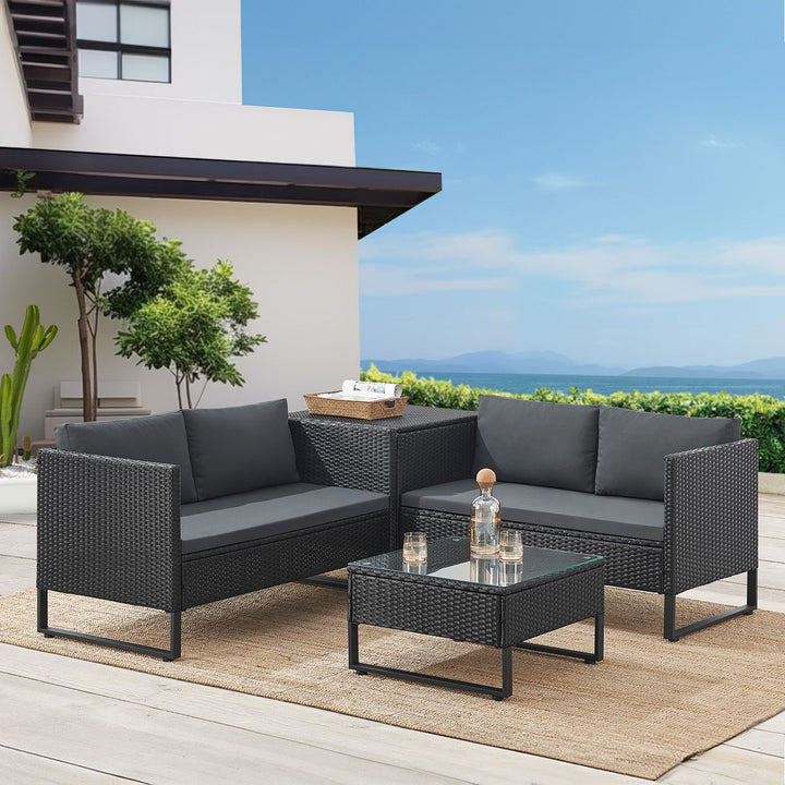 Gartenlounge für 4 Personen Santorini