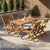 Salon de jardin Rimini en bois d'acacia