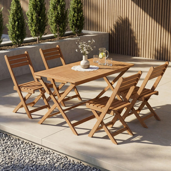 Salon de jardin Rimini en bois d'acacia