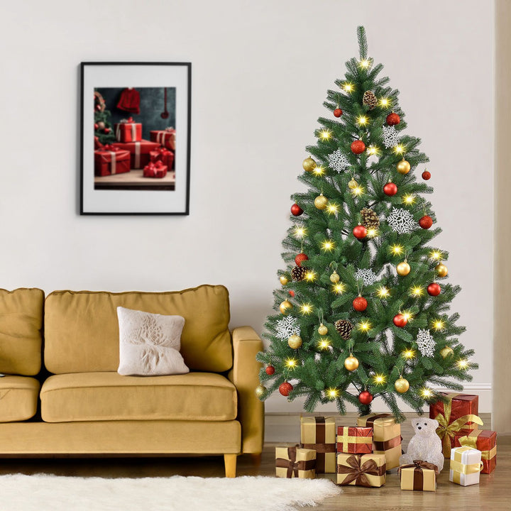 Künstlicher Weihnachtsbaum mit LEDs