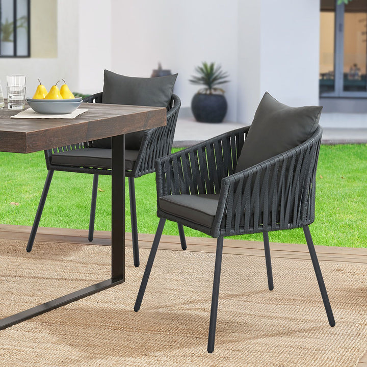 Ensemble de 2 chaises en corde