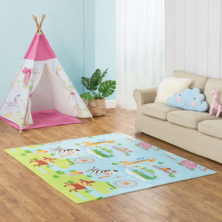 Kinder Spielmatte 180 x 200 cm - diverse Designs
