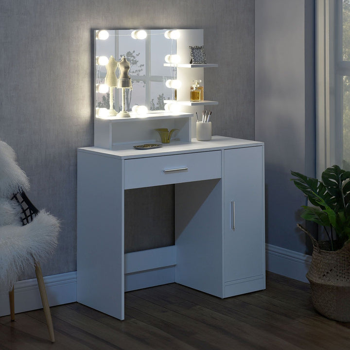 Schminktisch Zoey mit LED Beleuchtung