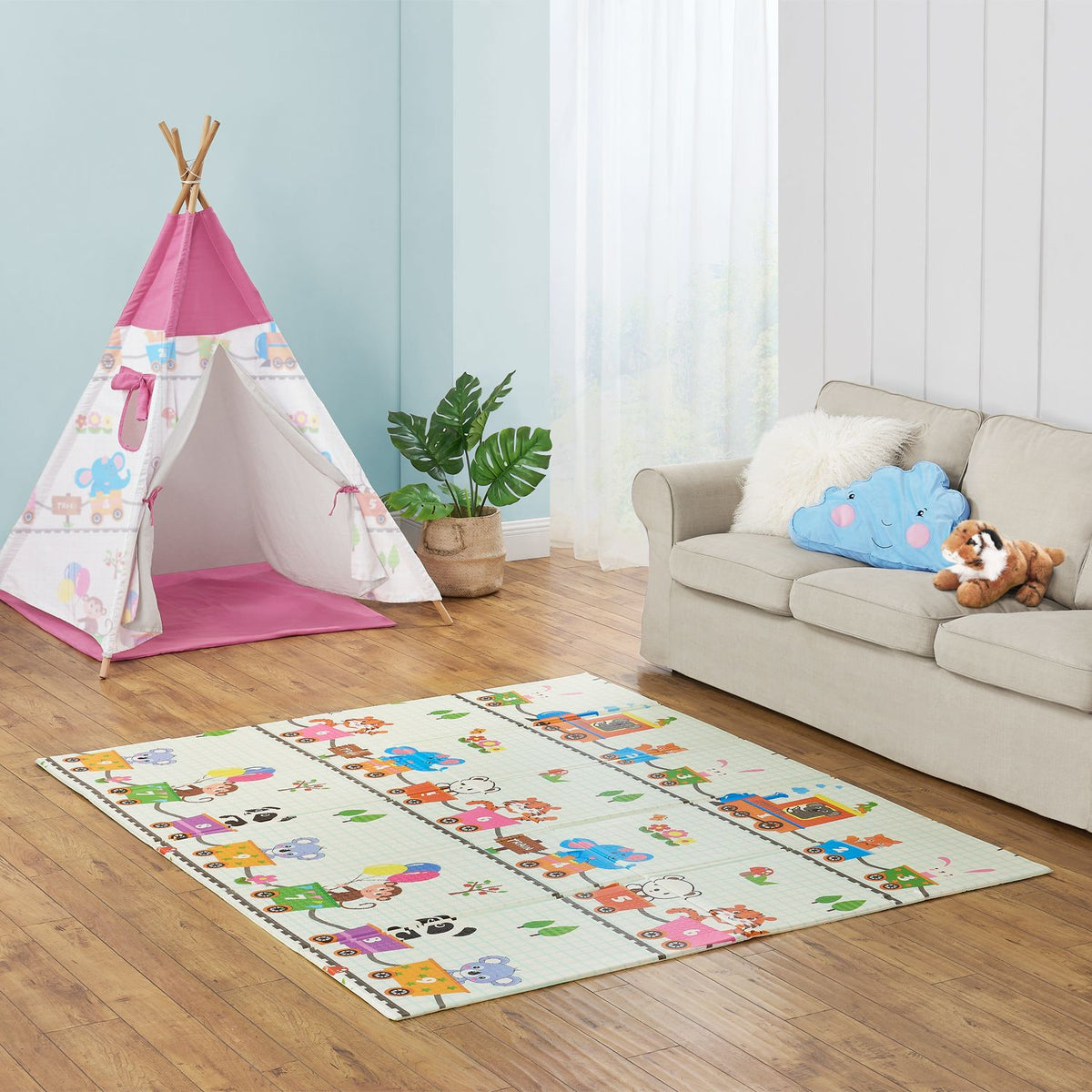 Tapis de jeu enfant 180 x 200 cm