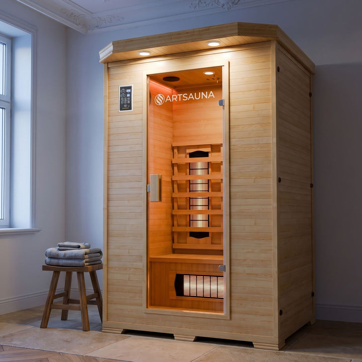 Sauna infrarouge Oslo avec radiateur à spectre complet