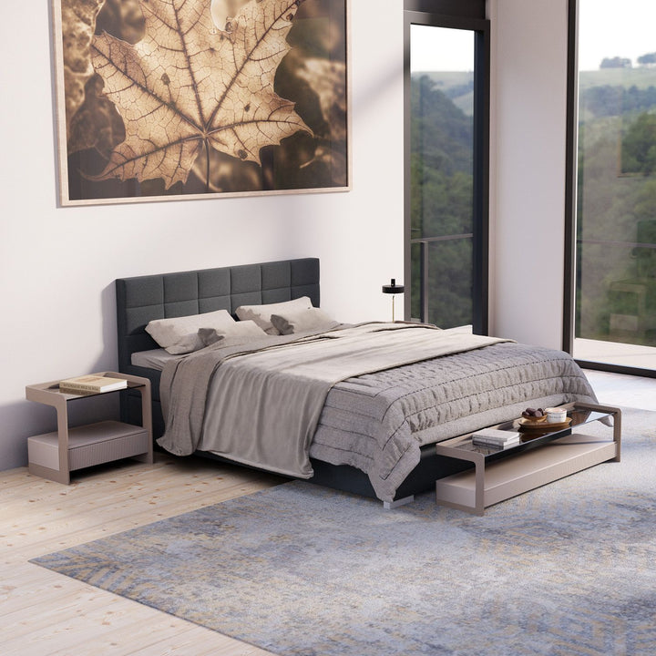 Boxspringbett Seattle - Malmo-Stoff