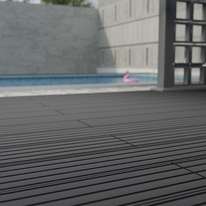WPC Terrassendielen in Anthrazit