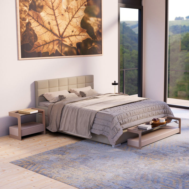 Boxspringbett Seattle - Malmo-Stoff