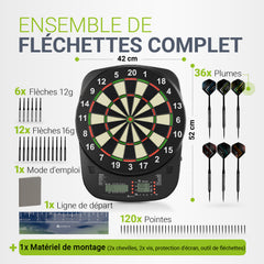 Cible de fléchettes électronique