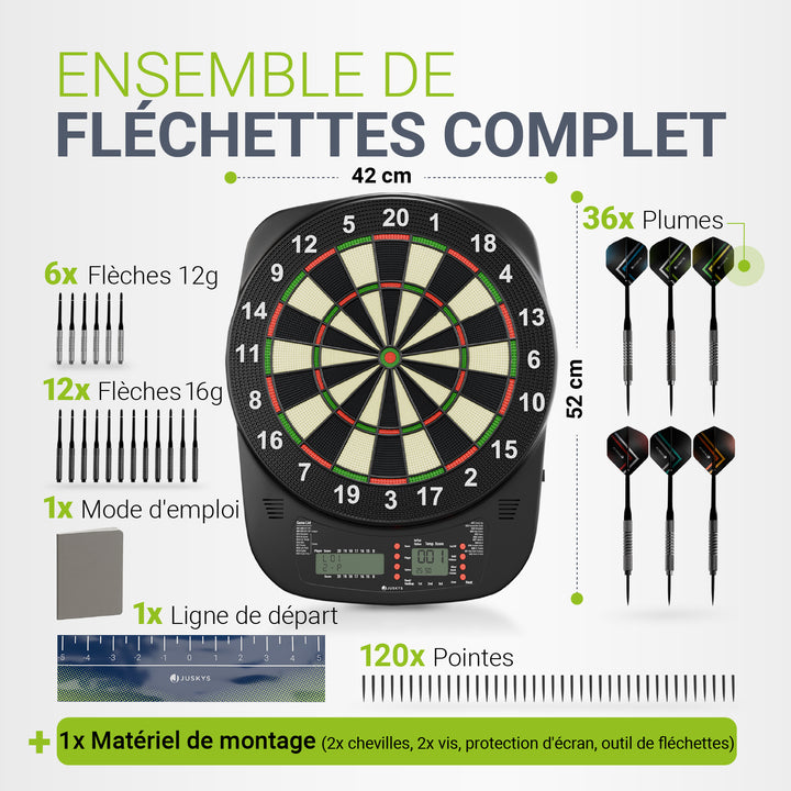 Cible de fléchettes électronique