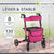 Déambulateur en aluminium Vital avec siège