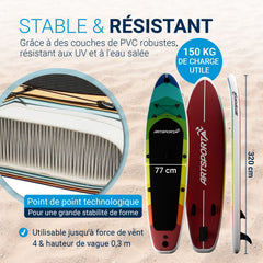 Stand up paddle avec siège kayak