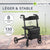 Déambulateur en aluminium Vital avec siège