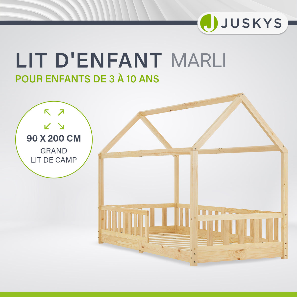 Lit enfant Marli 90 x 200 cm