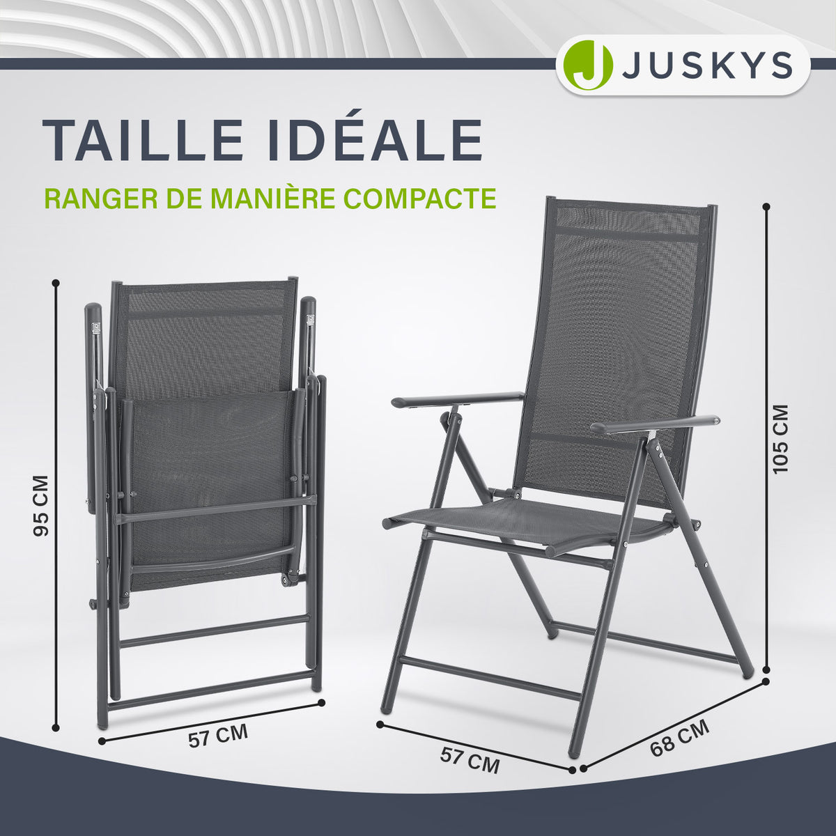 Chaise de jardin Calena