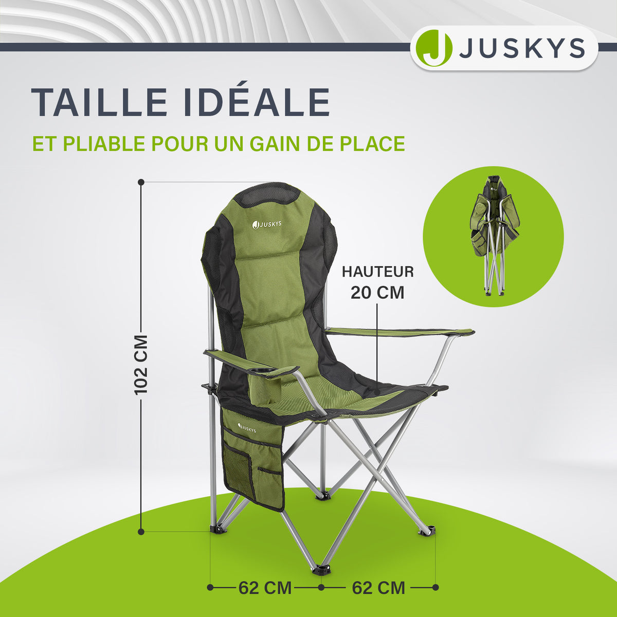 Chaise de camping Lido