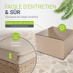 Salon en polyrotin Punta Cana