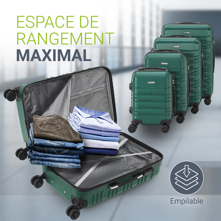 Ensemble de valises rigides Rome