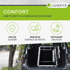 Caisse de transport pour chiens en aluminium