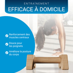 Poignées de pompes en bois