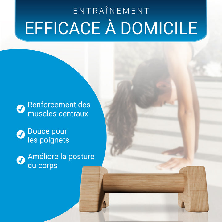 Poignées de pompes en bois