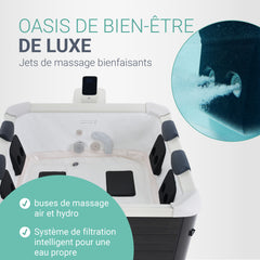 Bain à remous Oslo avec éclairage LED