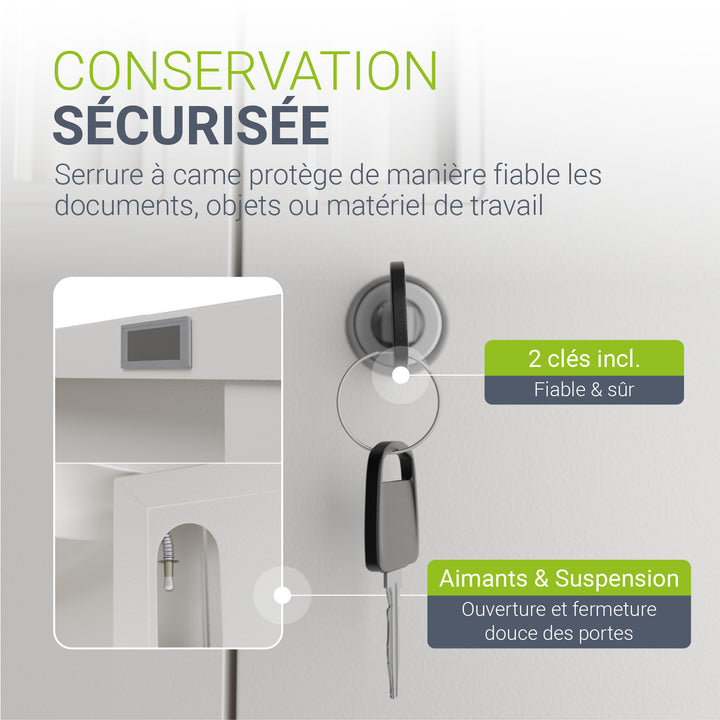 Classeur en métal