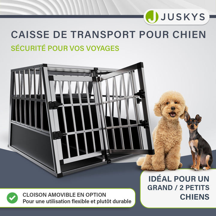 Caisse pour chien en voiture