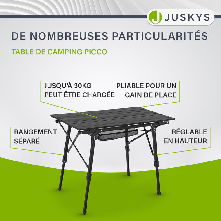 Table de camping pliable Picco