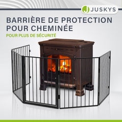 Grille de protection pour cheminée / poêle 300 cm