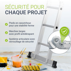 Échelle multifonctionnelle en aluminium