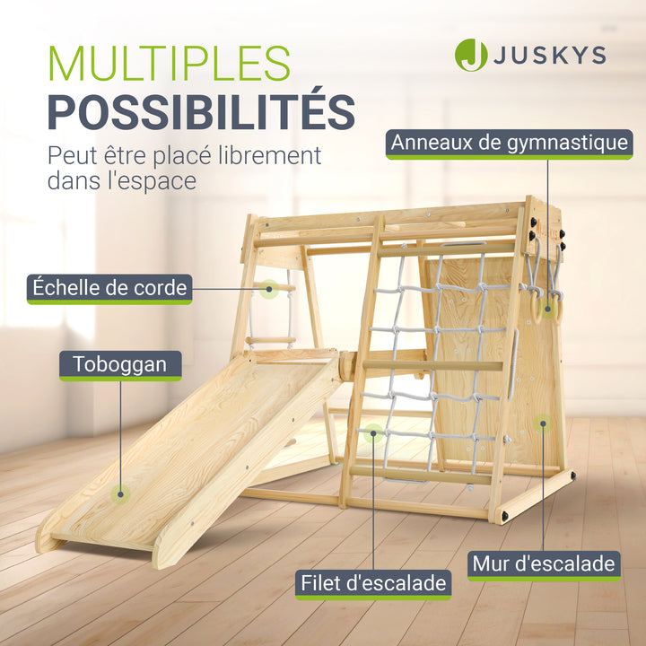 Structure d'escalade intérieure pour enfants