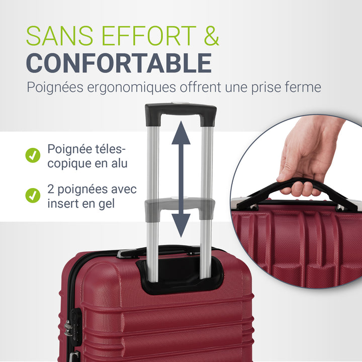 Ensemble de valises rigides Rome