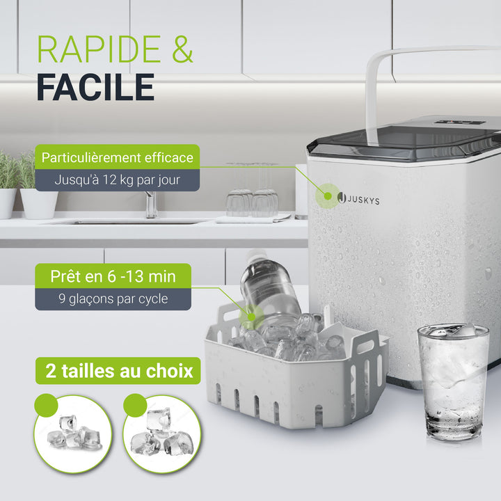 Machine à glaçons avec système autonettoyant IceOracle
