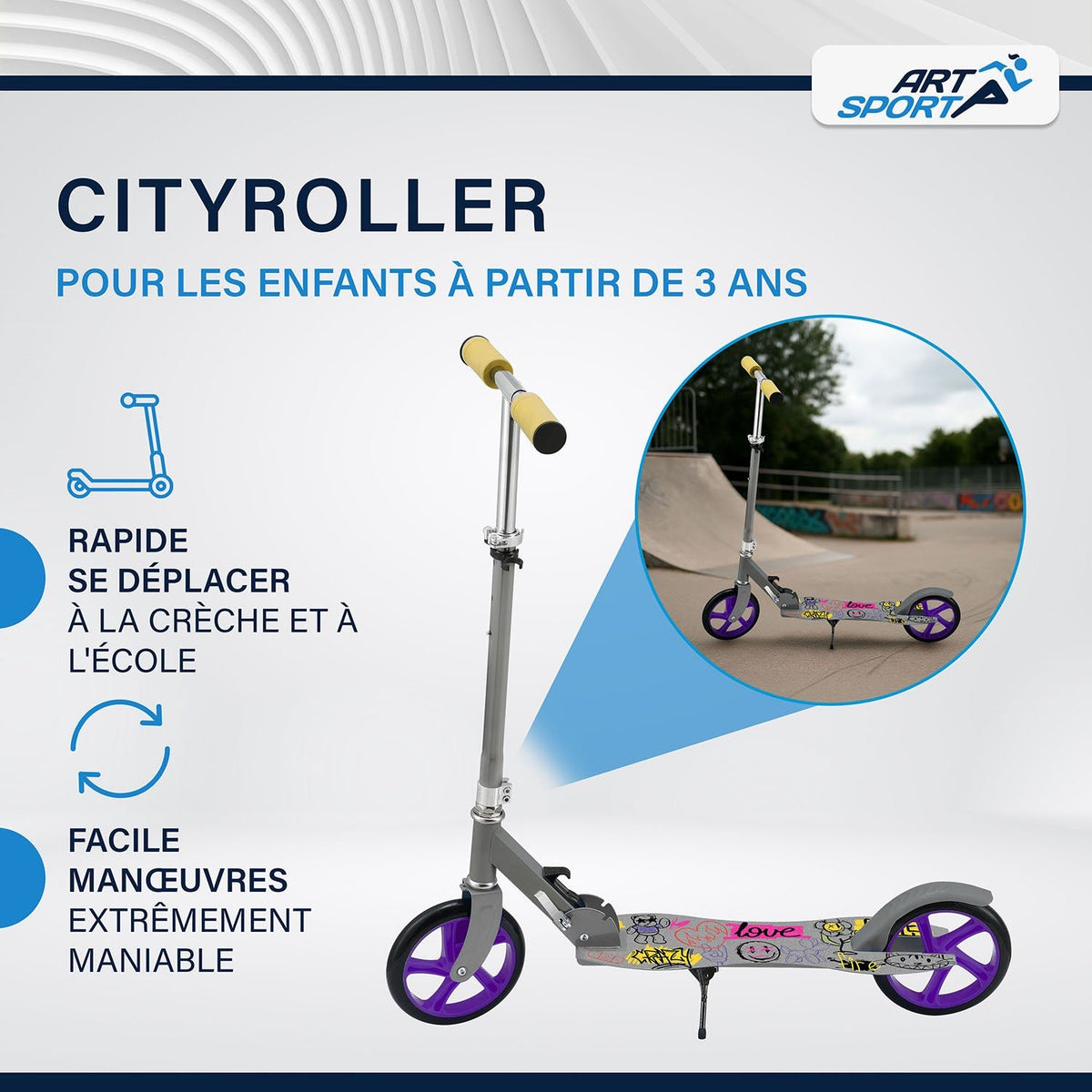Scooters urbains - différents modèles