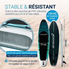Set de planche de stand up paddle - Kayak