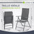 Chaise de jardin Calena