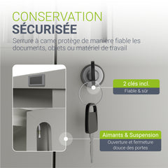 Classeur en métal