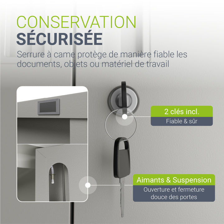 Classeur en métal