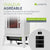 Cheminée électrique 2000W avec effet de flammes